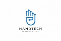 Hand Tech Modern Logo Screenshot 1