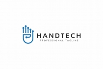 Hand Tech Modern Logo Screenshot 3