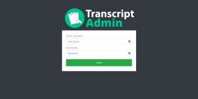 PHP Transcript University- School System