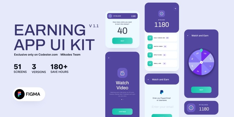 Earning App UI KIT 