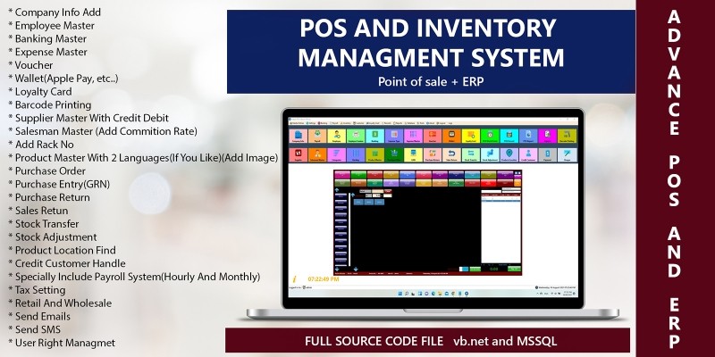 POS And Inventory Management System Full Source 
