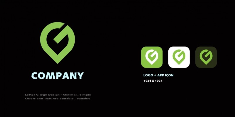 Letter G logo Design and App icon