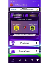 Cricket Live Score  - Android App Source Code Screenshot 7