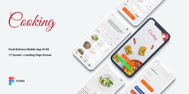 Food Delivery Mobile App UI Kit