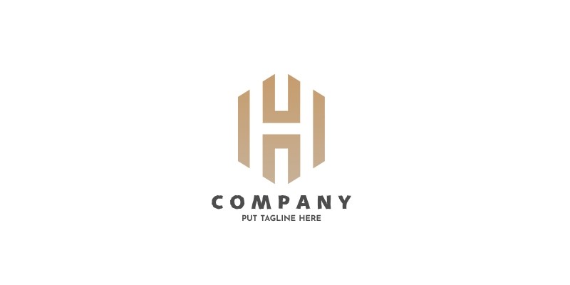 Letter H Logo Design by ProGraphist | Codester