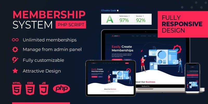 Membership System PHP Script