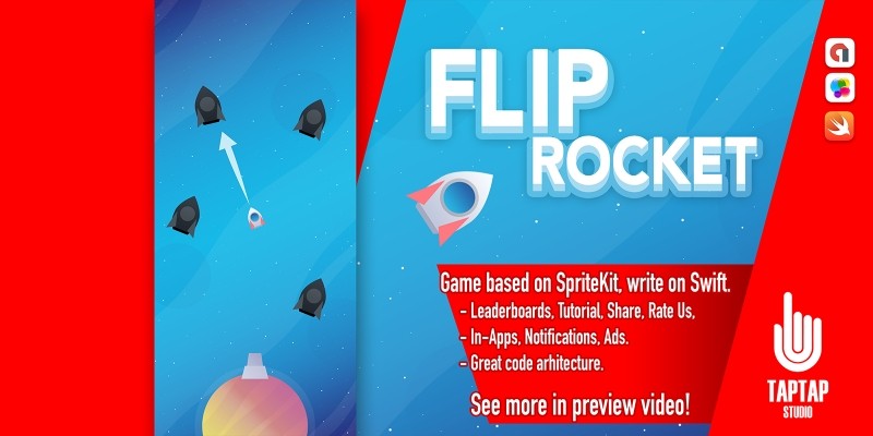 Flip Rocket - iOS App Source Code