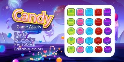 Candy Game Assets