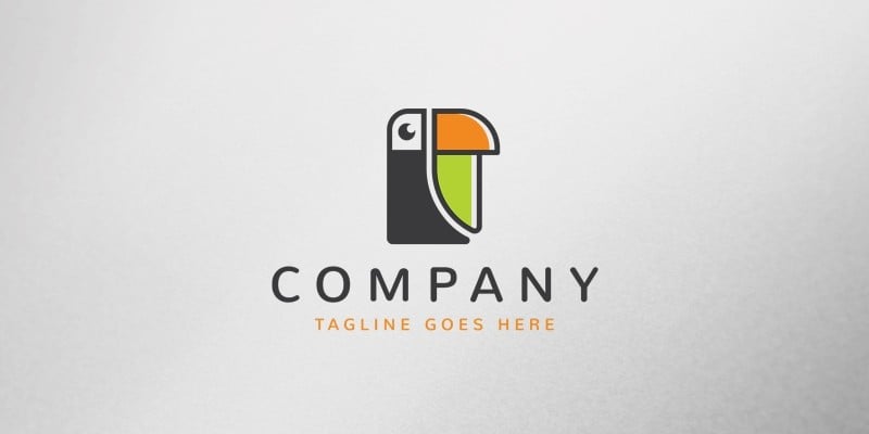 Toucan Letter Logo Template