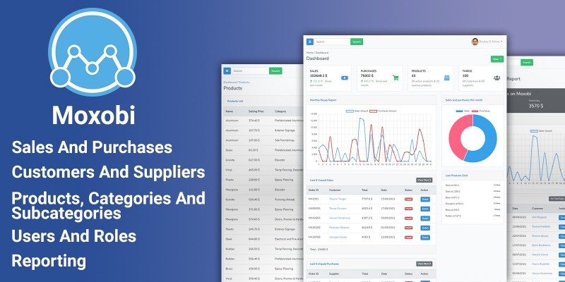Moxobi - Sales and Purchases Management System