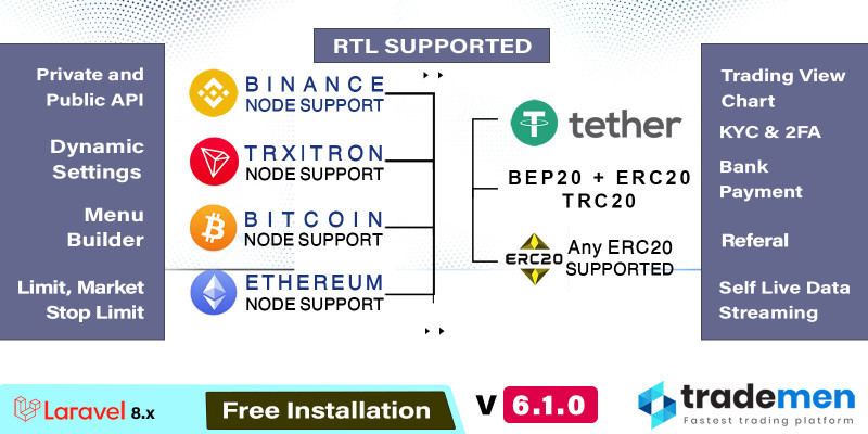 Trademen - Cryptocurrency Exchange