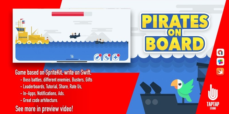 Pirates on Board - iOS Xcode Source Code