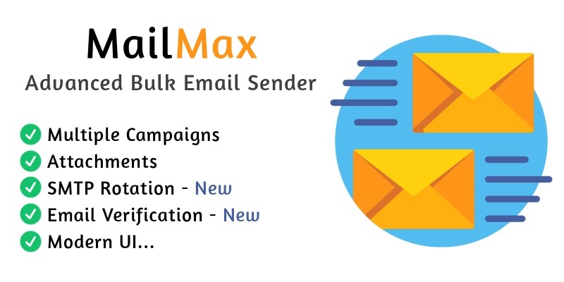 MailMax - Advanced Bulk Email Sender C#