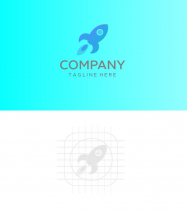 Rocket Logo DesignAnd App Icon Screenshot 1