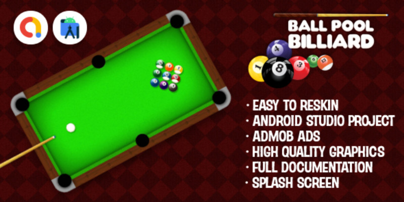 Ball Pool Billiard Android Studio Game