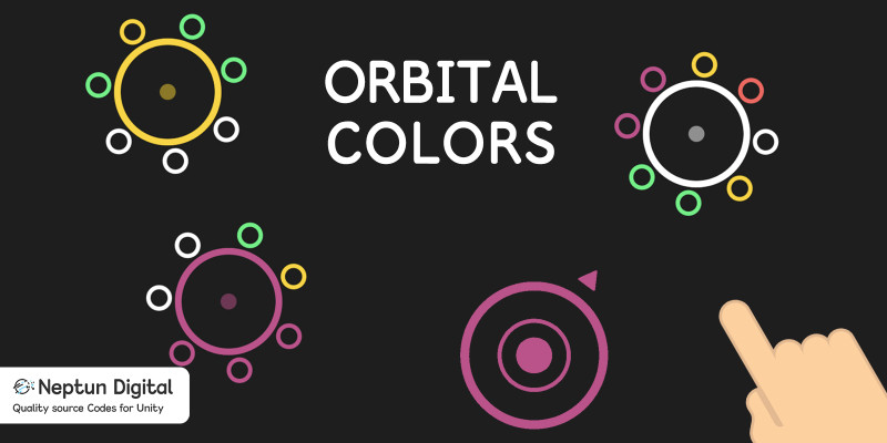 Orbital Colors - 2D Game template for Unity