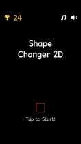 Shape Changer - 2D Game Template for Unity Screenshot 1