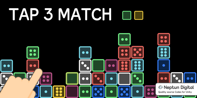 Tap 3 Match - 2D Game Template for Unity