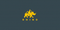Rhino Rock Vector Logo Design  Screenshot 1