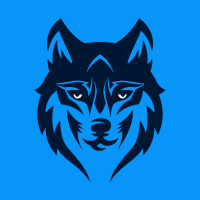 The Wolf Creative Logo Design 