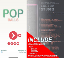 Pop Balls - iOS Source Code Screenshot 2