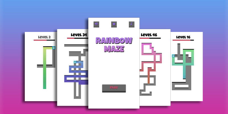 Rainbow Maze - Buildbox Templates