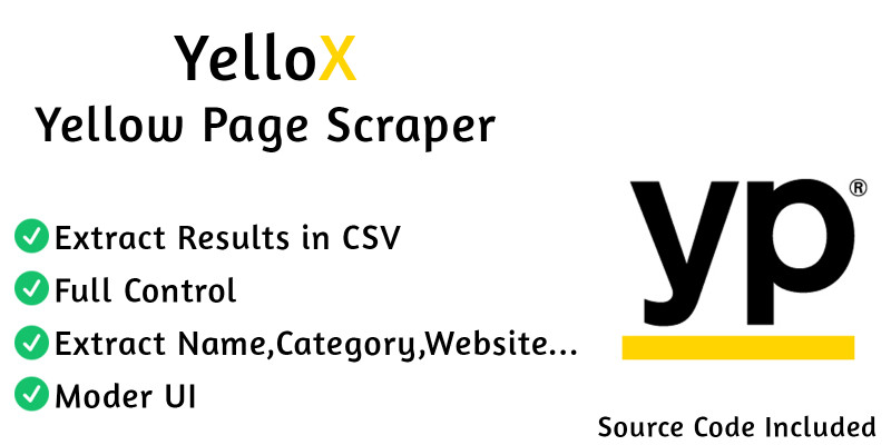 YelloX - Yellow Page Scraper C#