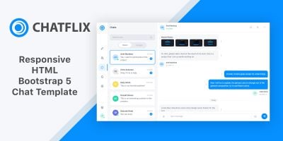 Chatflix - HTML Bootstrap 5 Chat Template