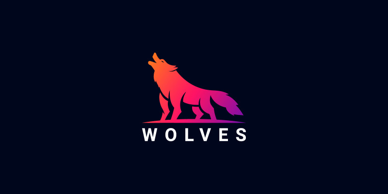 Beast Wolf logo design