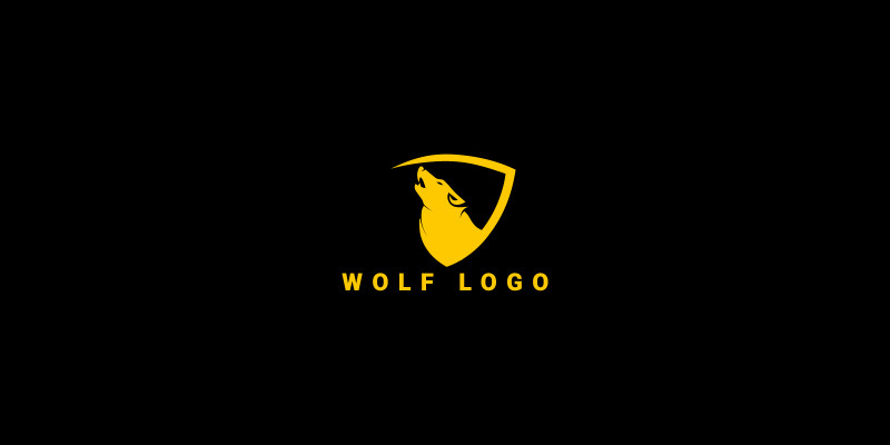Wolf Animals Creative Logo Design 