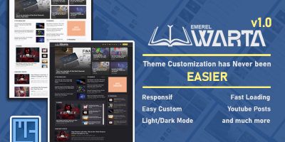 Emerel Warta - Responsive Blog Wordpress Theme