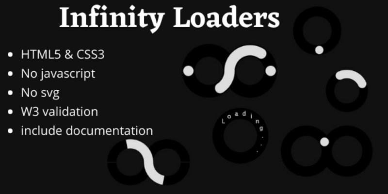 Infinito - Awesome Infinity CSS3 Loader