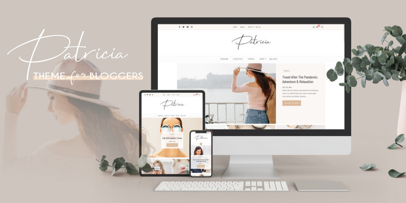 Patricia - WordPress Theme for Bloggers 