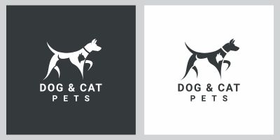 Pets Logo - Dog and Cat Logo Design 