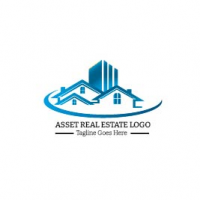 Asset Real Estate Logo Design Template 