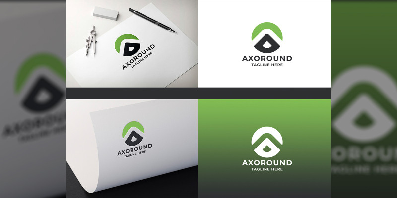 Axoround Letter A Logo