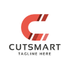 Cut Smart Letter C Logo