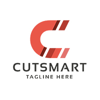 Cut Smart Letter C Logo