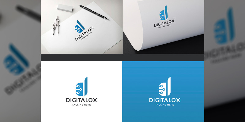 Digitalox Letter D Logo