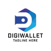 Digital Wallet Letter D Logo