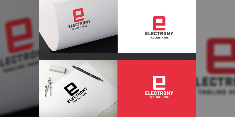 Electrony Letter E Logo
