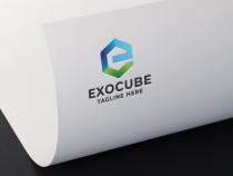Exo Cube Letter E Logo Screenshot 2
