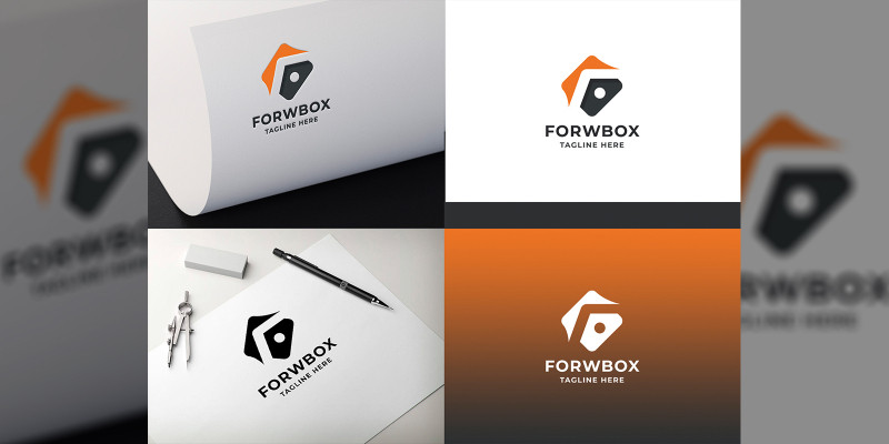 Forward Box Letter F Logo