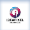 Idea Pixel Letter I Logo