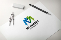Meta Mode Letter M Logo Screenshot 1