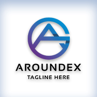 Aroundex Letter A Logo