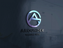 Aroundex Letter A Logo Screenshot 2