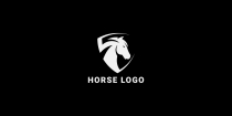 Horse Shield Logo Design Template Screenshot 2