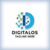 Digitalos Letter D Logo