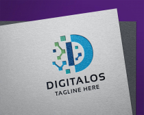 Digitalos Letter D Logo Screenshot 2